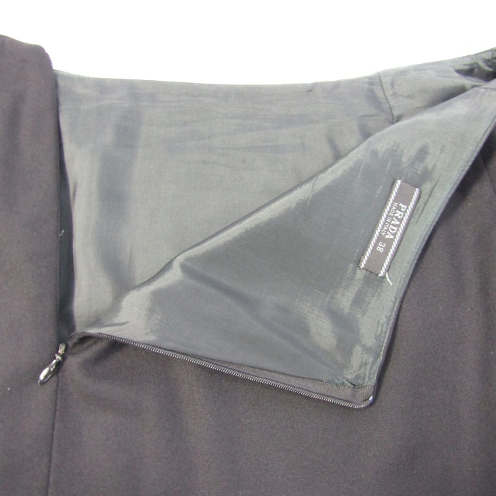 PRADA プラダ　ヴァージンウールニットスカート PRADA プラダ ヴァージンウールニットスカート