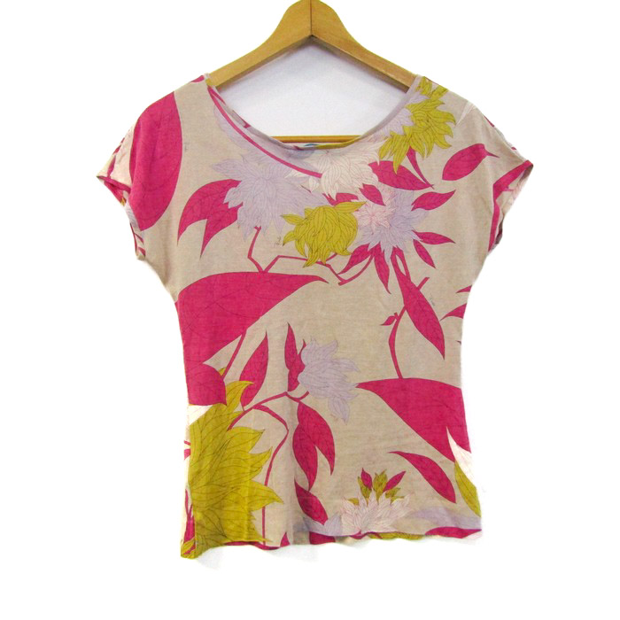 エミリオプッチ カットソー シャツ トップス フレンチ袖 花柄 伊製