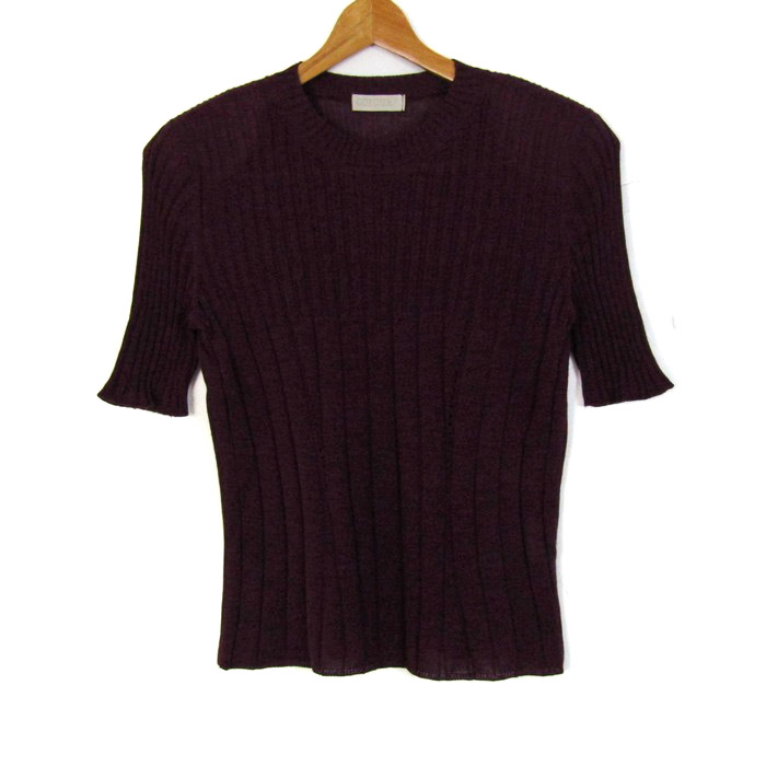 【CORDIER】【ワールド】 カシミヤ100% ハイネック半袖ニット 40 CORDIER】【ワールド】 カシミヤ100% ハイネック半袖ニット 40