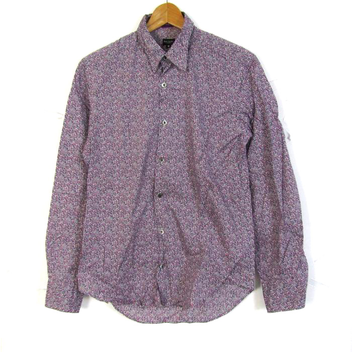 paul smith ポールスミス 花柄 長袖シャツ Mサイズ
