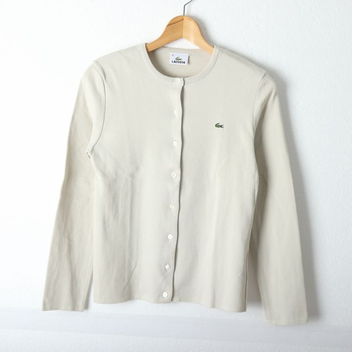 LACOSTE - ラコステ カーディガン 長袖 クルーネック トップス