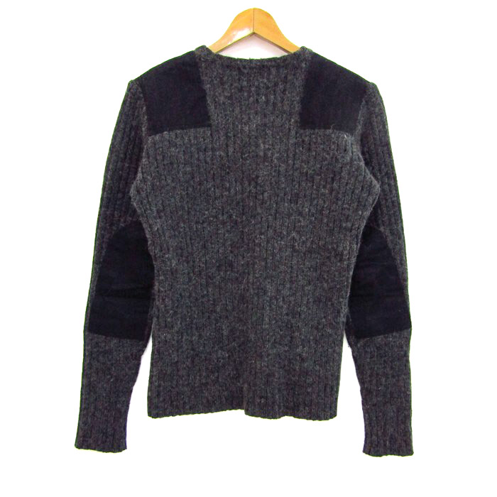 ラルフローレン セーター トップス リブニット エルボーパッチ