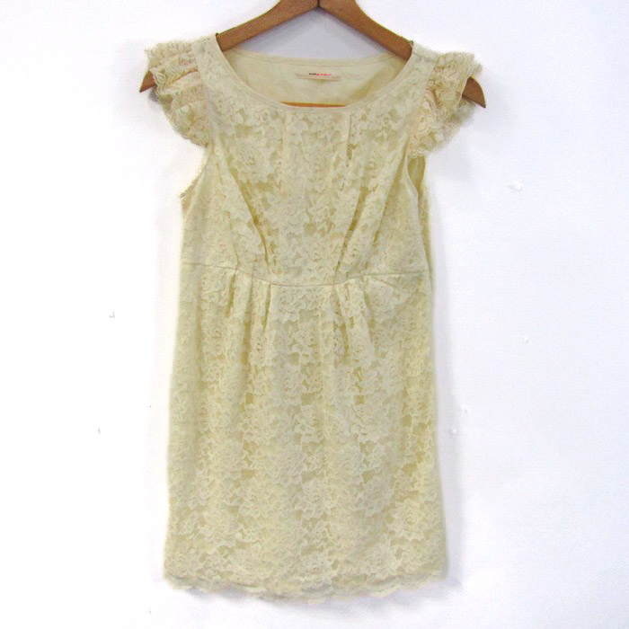 スナイデル ワンピース トップス フリル袖 ドレス レディース ベージュ  