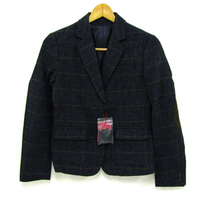 ジェイプレス テーラードジャケット アウター チェック柄 レッド  