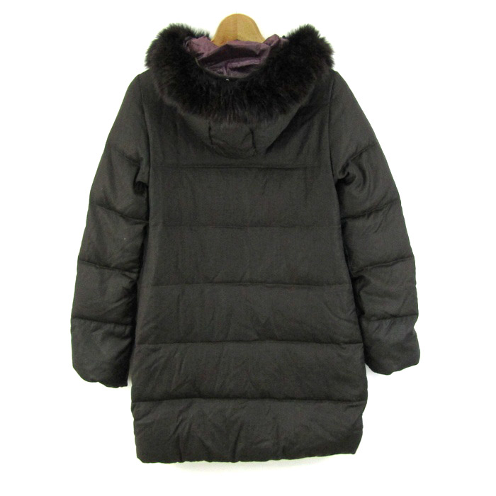 DUVETICA デュベティカ 40 ダウンジャケット フード ファー 黒