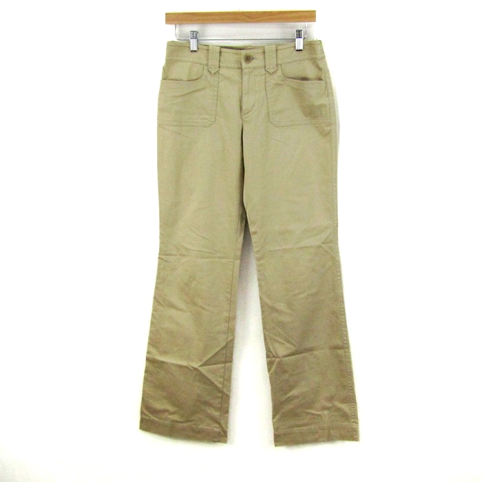 ニジュウサンク ロングパンツ ストレッチ ボトムス レディース