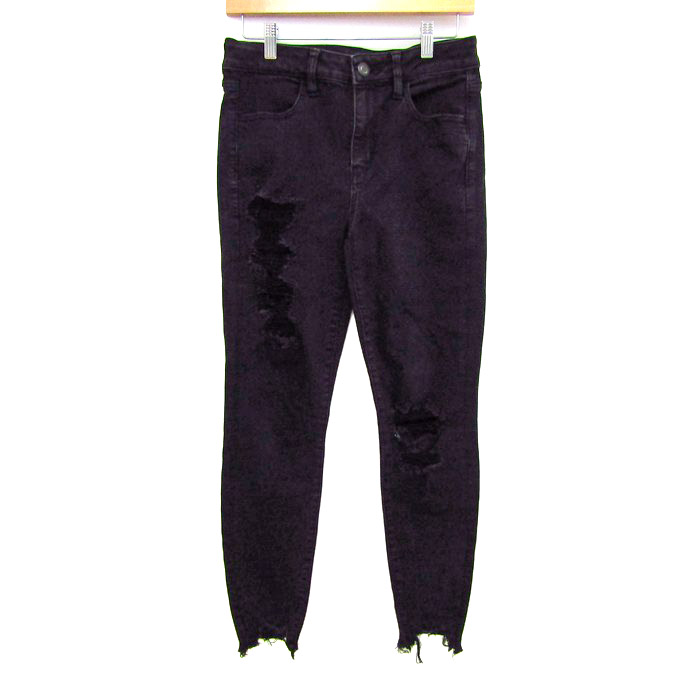 AMERICAN EAGLE デニム AMERICAN EAGLE OUTFITTERS ブラックスキニーデニムパンツ