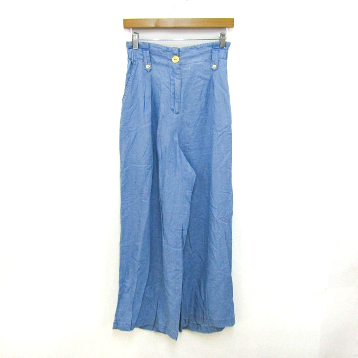ZARA::ワイドパンツ:L[RESALE] 楽天市場】【中古】ZARA / ザラベルト付ワイドパンツ【caceajda