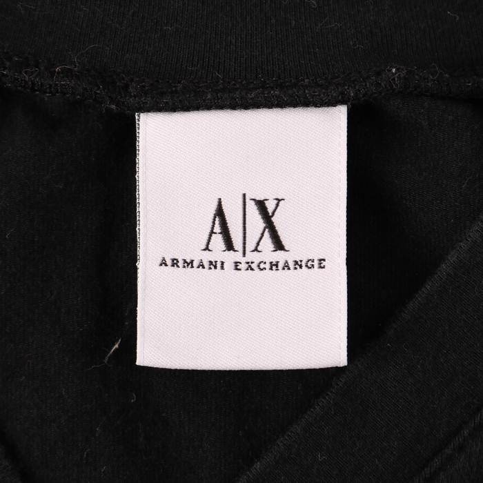 【最終1点限り】ARMANIEXCHANGE  Tシャツ ブラック 黒 Mサイズ