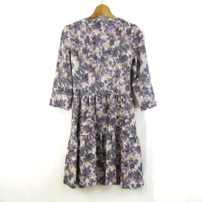 フランコフェラーロ ワンピース トップス 長袖 花柄 日本製 レディース