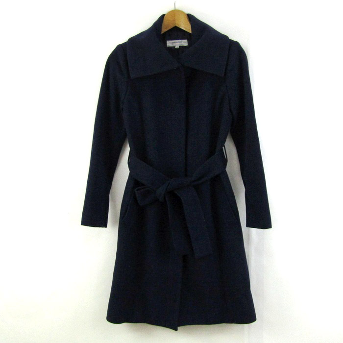 ESTNATION」 トレンチコート 36 ネイビー レディース aquascutum