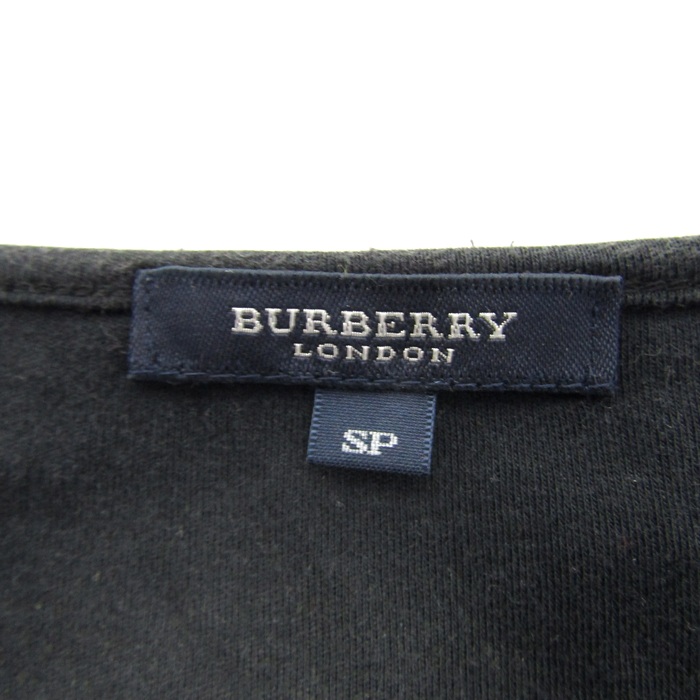 バーバリーロンドン 半袖Ｔシャツ Vネック トップス レディース SPサイズ ブラック系 BURBERRY LONDON バーバリーロンドン 半袖Tシャツ Vネック トップス レディース