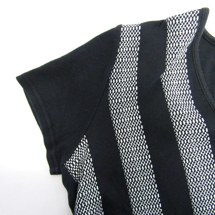 バーバリーロンドン 半袖Ｔシャツ Vネック トップス レディース SPサイズ ブラック系 BURBERRY LONDON バーバリーロンドン 半袖Tシャツ Vネック トップス レディース