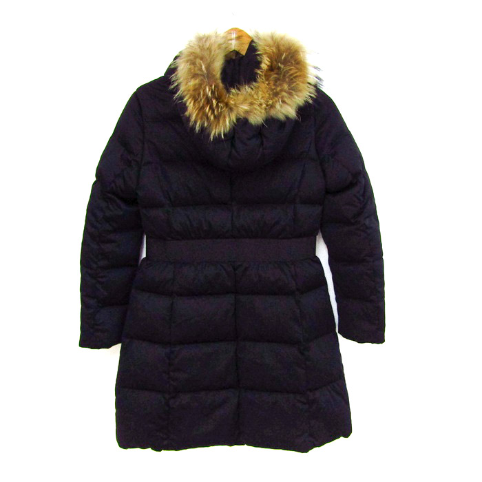 ダウンコート ⭐︎ LANVIN en Bleu ⭐︎ 38 LANVIN en Bleu フード付き