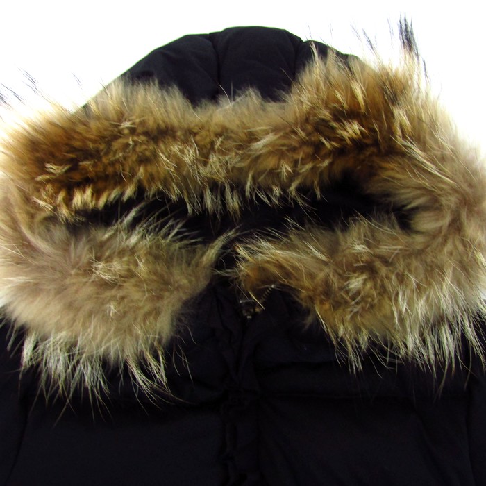 LANVIN en Bleu ランバンオンブルー ファー付 ダウンコート