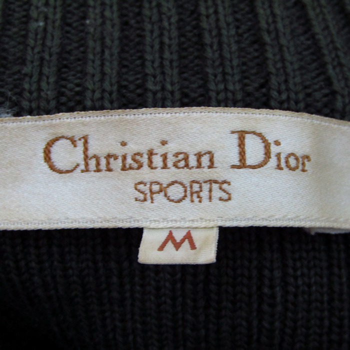 ChristianDiorSports(クリスチャンディオールスポーツ) カーディガン サイズM レディース - レッド×ネイビー×白 長袖 クリスチャンディオールスポーツ カーディガン トップス 長袖