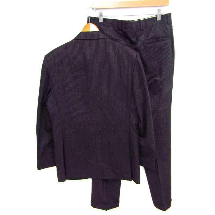 未使用品】DURBAN PRIM Slim Fit ブラック無地 94A6