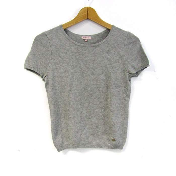 TOCCA トッカ　半袖カットソー　XS 新品未使用 トッカ 半袖Tシャツ クルーネック ストレッチ トップス レディース XS