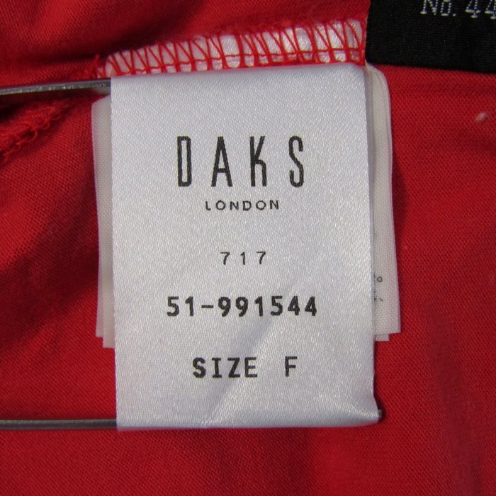 ダックス 半袖Tシャツ トップス レディース Fサイズ レッド系