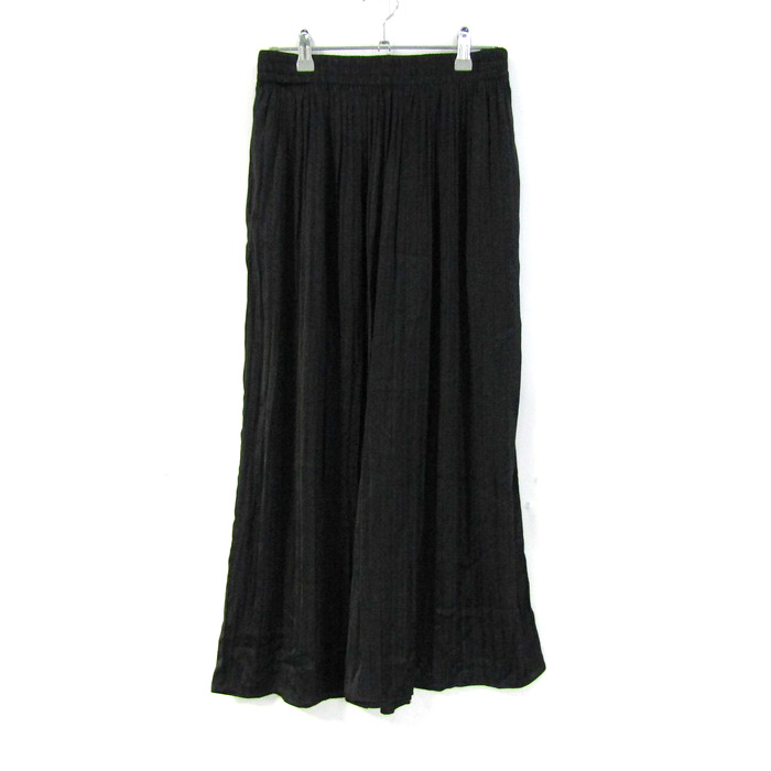 ザラ ロングスカート アコーディオン プリーツスカート ボトムス 黒