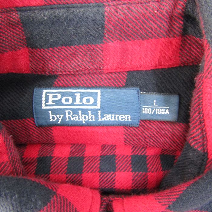 ポロラルフローレン 長袖シャツ コットン100% ブランド トップス