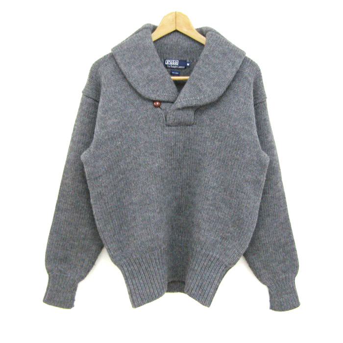 ポロバイラルフローレン ニット セーター トップス レディース Mサイズ グレー系 Polo by Ralph Lauren ポロバイラルフローレン ニット セーター トップス レディース M