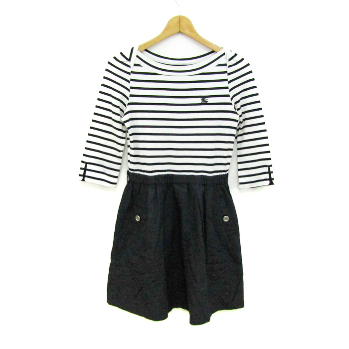 バーバリーブルーレーベルボーダーワンピース BURBERRY BLUE LABEL