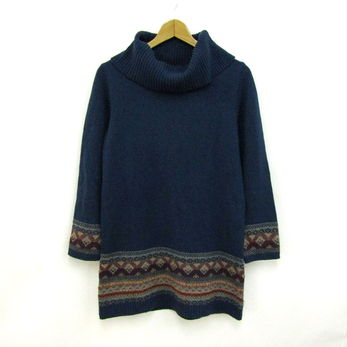 ローラアシュレイ ロングワンピース トップス 長袖 花柄 日本製 未使用  