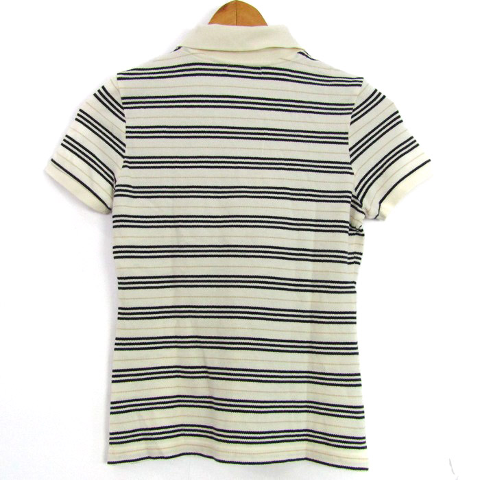 バーバリー　Burberry ポロシャツ　ボーダー 新品】BURBERRY バーバリー ボーダーポロシャツ サイズ2 - メルカリ
