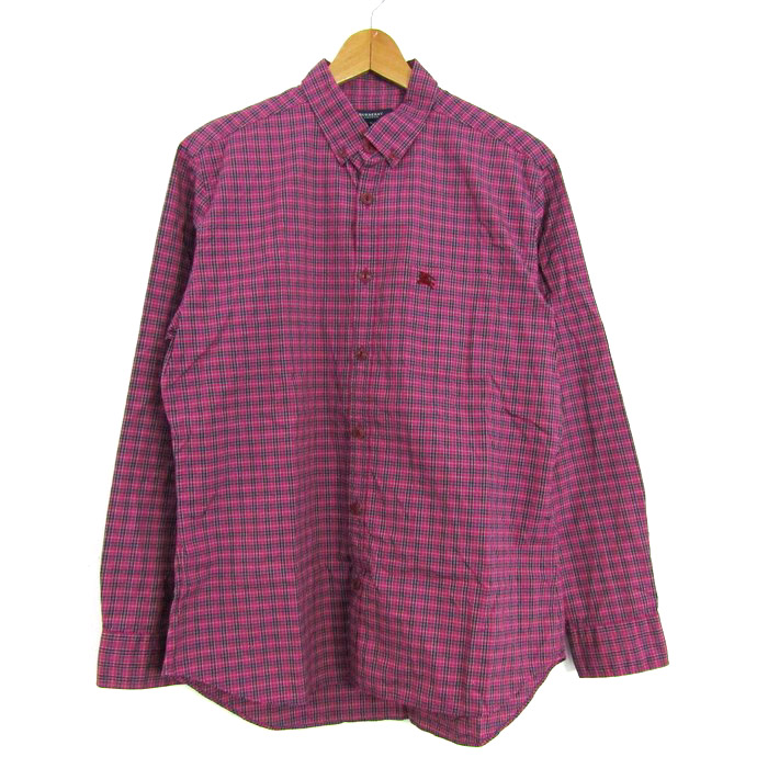 Burberrys 総柄 長袖シャツ サイズM BURBERRY チェック柄 長袖シャツ Mサイズ