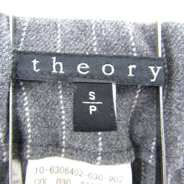 セオリー パンツ ストライプ柄 ストレッチ ボトムス レディース S/P  