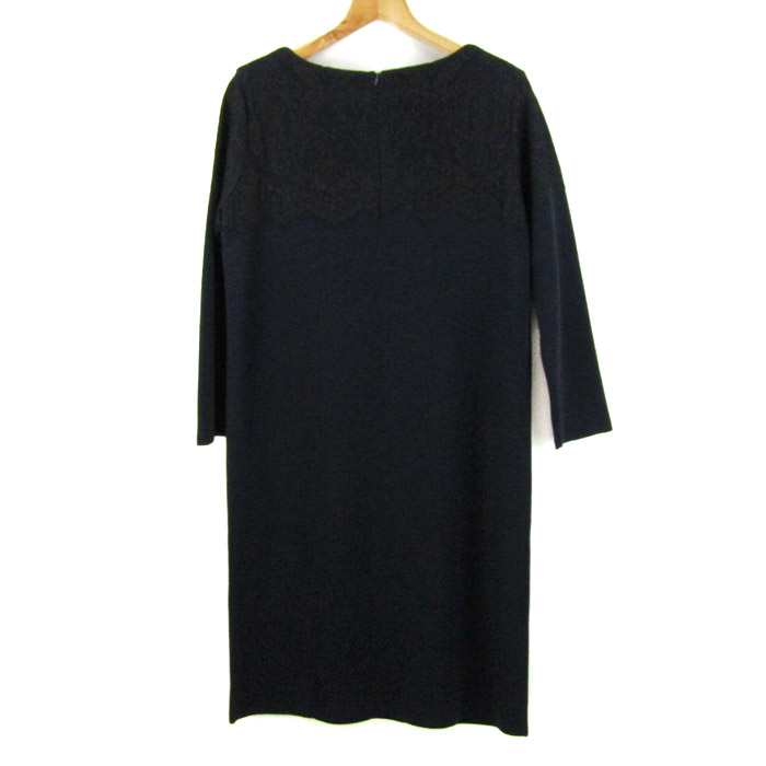 【美品】BURBERRY BLUE LABEL 黒ニットワンピース 38サイズ BURBERRY Blue Label】ニットワンピース黒 サイズ38