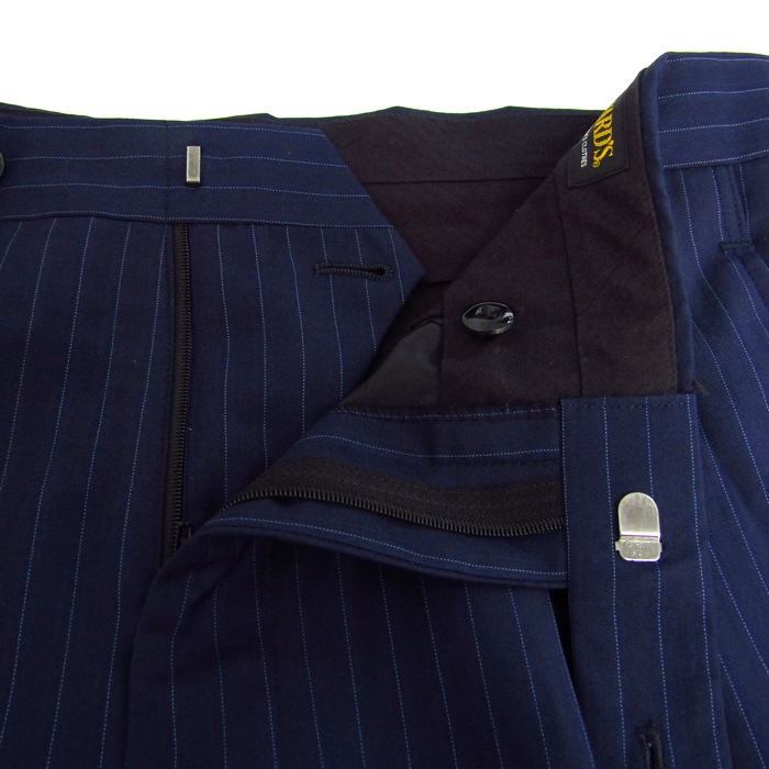 エドワーズ スーツ セットアップ 上下セット ストライプ柄 ウール