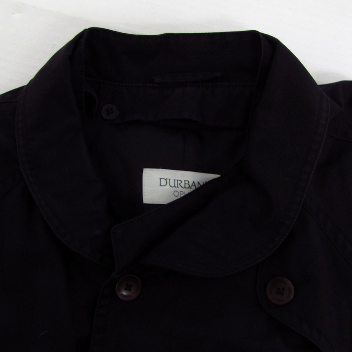 ダーバン ステンカラーコート Lサイズ 黒 ライナー 付き 比翼 メンズ 極美品✨DURBAN ダーバン ステンカラーコート ライナー付 2way LL