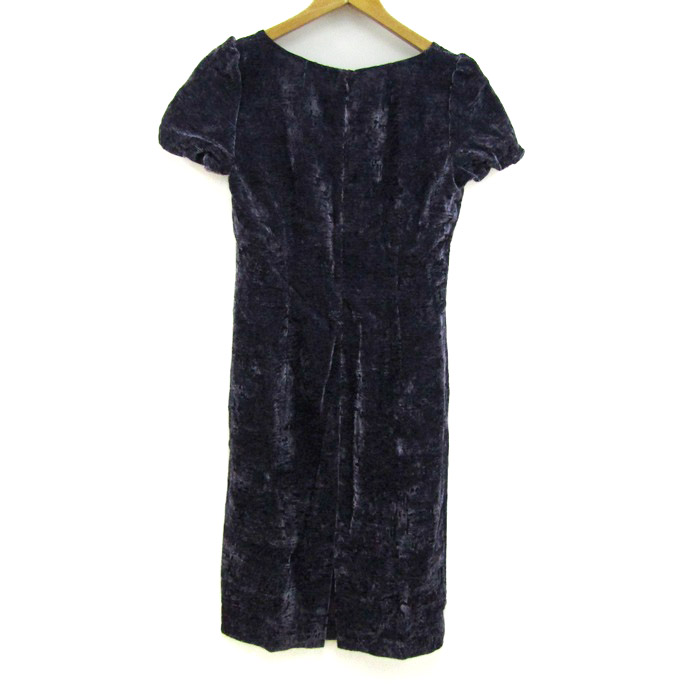 ANAYI スクエアドットプリントフレアスカート ブラウン 38 花柄