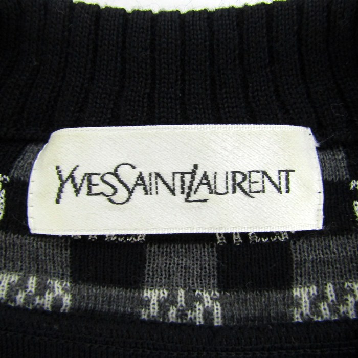 【美品】SAINT LAURENT 　ユーズド加工 ゼブラ柄 スウェット【S】 SAINT M×××××× - 【残りわずか】【コラボ】SM-YS1-0000-C24