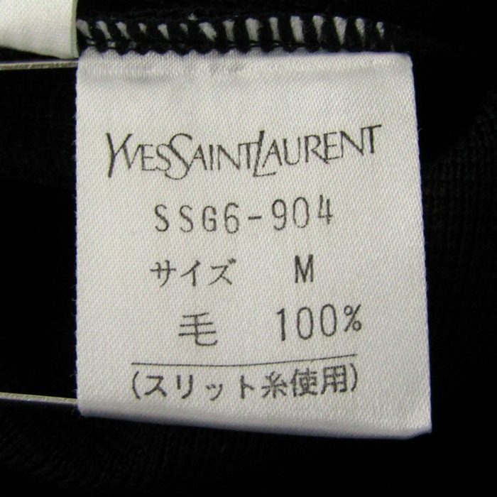 YVES SAINT LAURENT／イブ・サンローラン　サイズM　ウール YVES SAINT LAURENT / イヴサンローラン | ウールワンタック