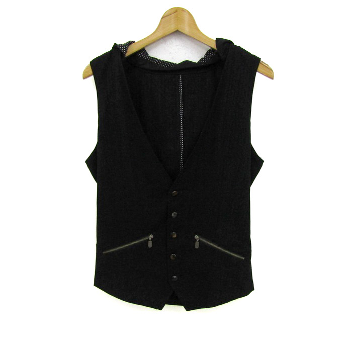 J.LINDEBERG ジェイリンドバーグ ボアフリースベスト 48 ブラック J