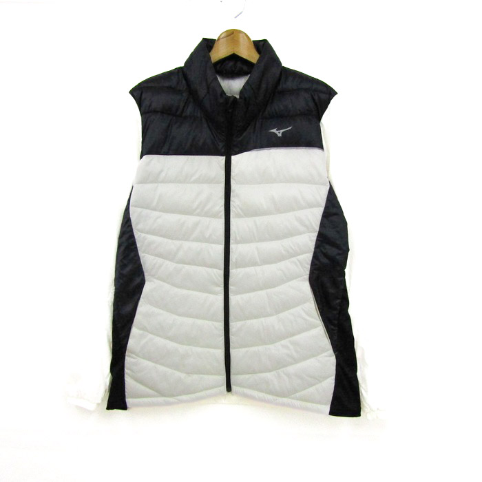 Mizuno ゴルフジャケット Lサイズ ネイビー×黒 美品 ミズノゴルフ mizuno GOLF ムーブハイブリッドウォーマー メンズ