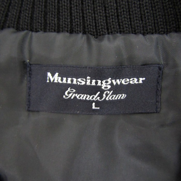 Munsingwear - coco 中古 マンシングウェア Munsing wear レディース ニットアウター M 黒 フルジップ 長袖 フード Munsingwear - coco 中古 マンシングウェア Munsing wear