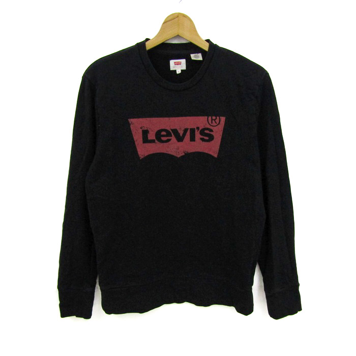 リーバイス スウェット トレーナー トップス 長袖 ロゴ メンズ Sサイズ