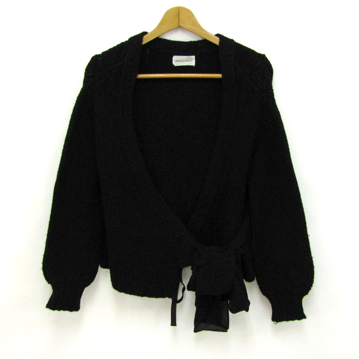 ツモリチサト ニット トップス カシュクール キャメル レディース 2サイズ ブラック TSUMORI CHISATO ツモリチサト ニット トップス カシュクール キャメル