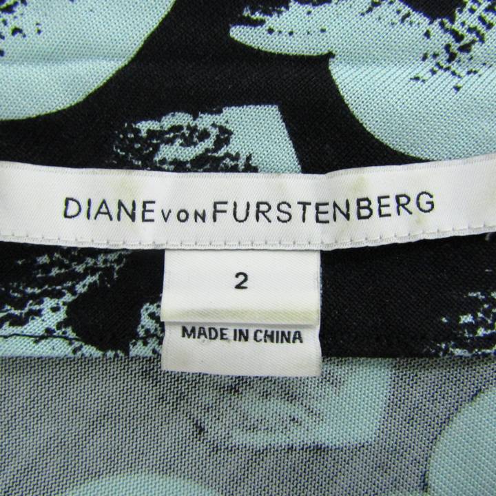 ダイアンフォンファステンバーグ ワンピース トップス 長袖 総柄  