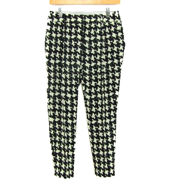 エポカ テーパードパンツ ボトムス 千鳥格子柄 日本製 レディース 40  