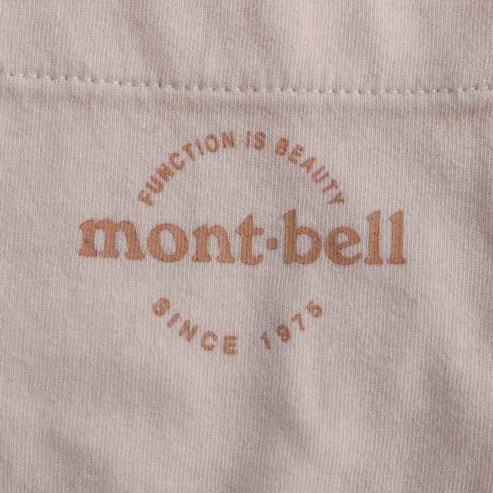 未使用品 モンベル Montbell ロゴ刺繍 太ボーダー 半袖 ポロシャツ S