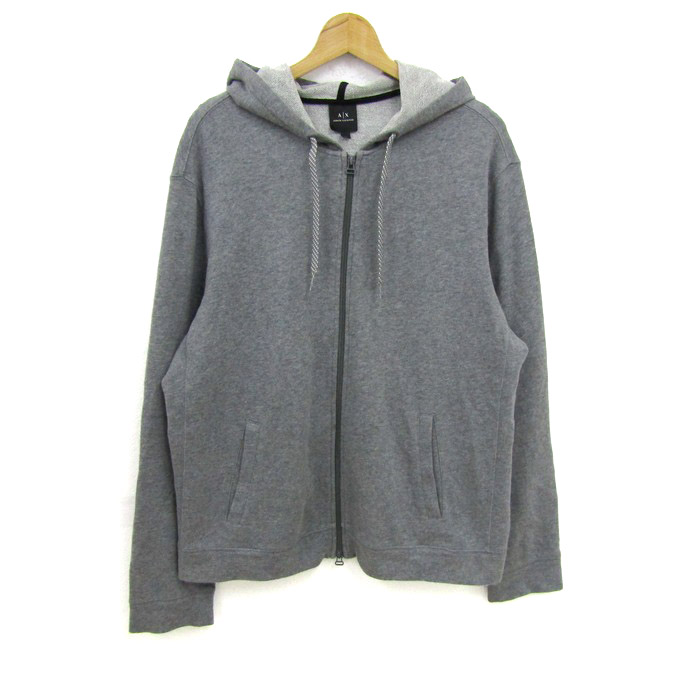 Armani Exchange グレー トップス　XL 送料無料アルマーニArmani Exchange XL グレー ドレスシャツ