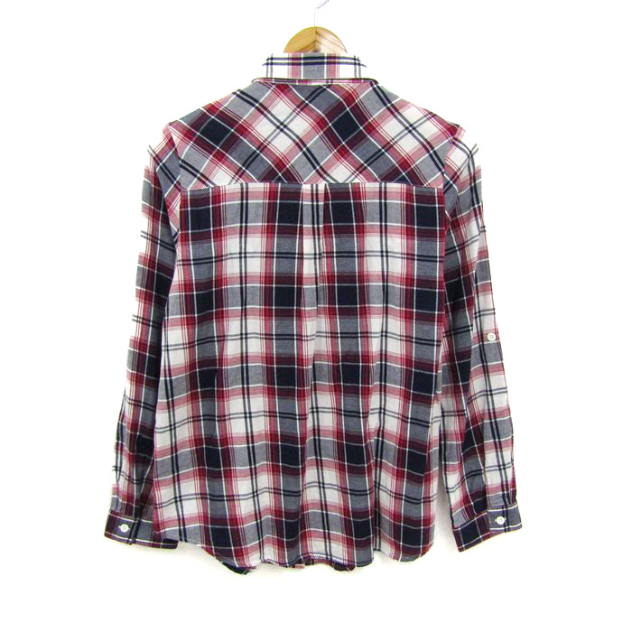 【13,625円】新品stinaスティナタイプV長袖グレンチェック赤Sサイズ 13,625円】新品stinaスティナタイプV長袖グレンチェック赤S