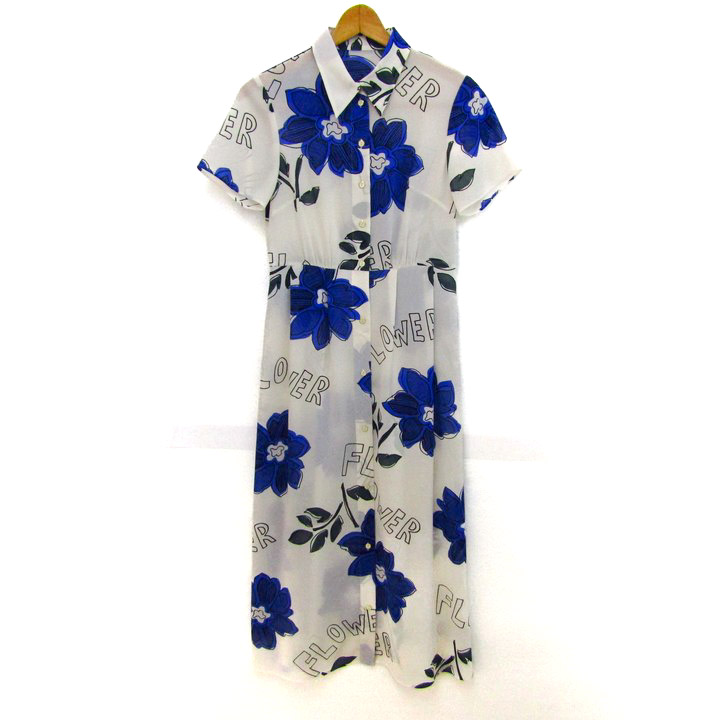 ダイアグラム シャツワンピース 花柄 トップス レディース Fサイズ  