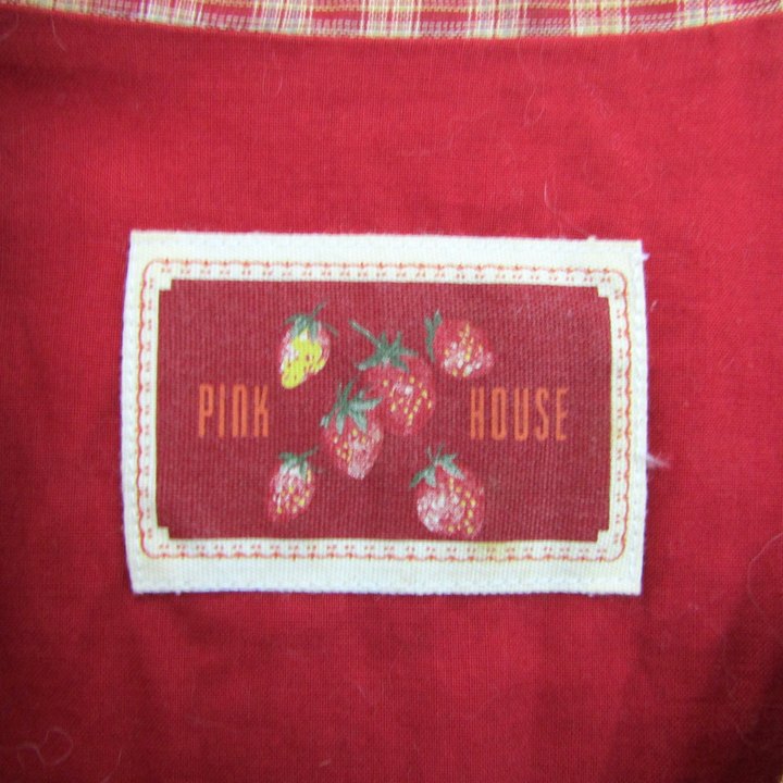 ピンクハウス ベスト ジャケット コットン100% ブランド アウター 赤 レディース Fサイズ レッド系 PINK HOUSE ピンクハウス ベスト ジャケット コットン100% ブランド