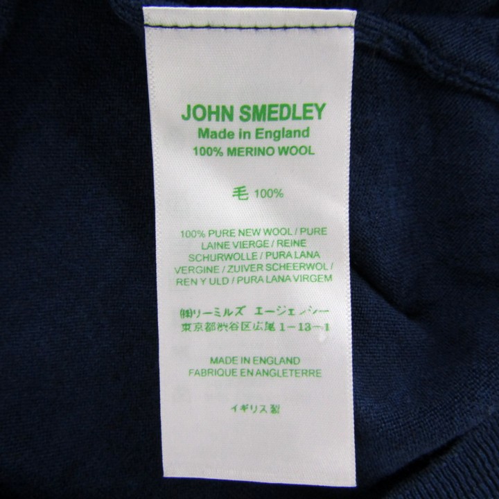 JOHN SMEDLEY - ジョンスメドレー ニット セーター 長袖 ウール100% ブランド トップス 英国製 レディース Sサイズ ブルー系 JOHN SMEDLEY 楽天市場】【8/25-23:59迄10％OFFクーポン対象】JOHN SMEDLEY